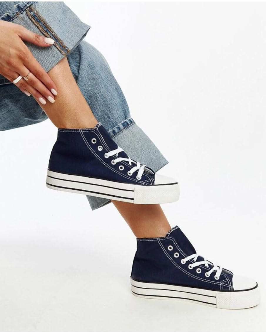 Solea Navy high-top sneakers - Blackthorn 31