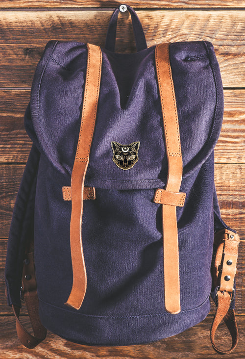 Luna the Black Cat - Enamel Cat Pin by Real Sic - Blackthorn 31