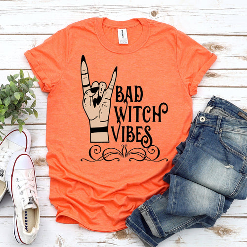 Bad Witch Vibes Halloween T-shirt - Blackthorn 31