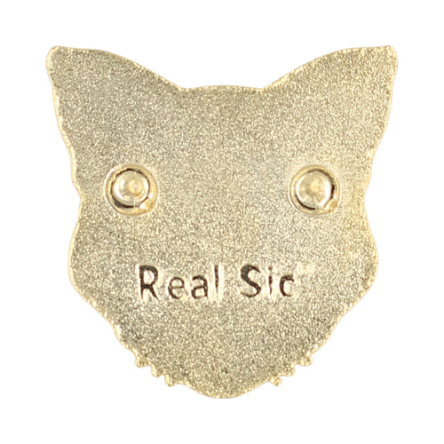 Luna the Black Cat - Enamel Cat Pin by Real Sic - Blackthorn 31