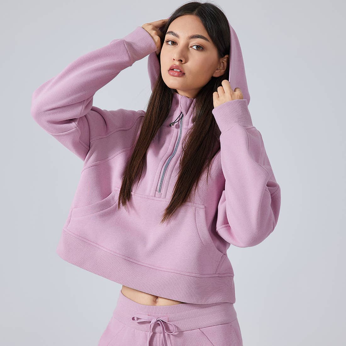 Well-in Vogue CozyForm Half-Zip Hoodie