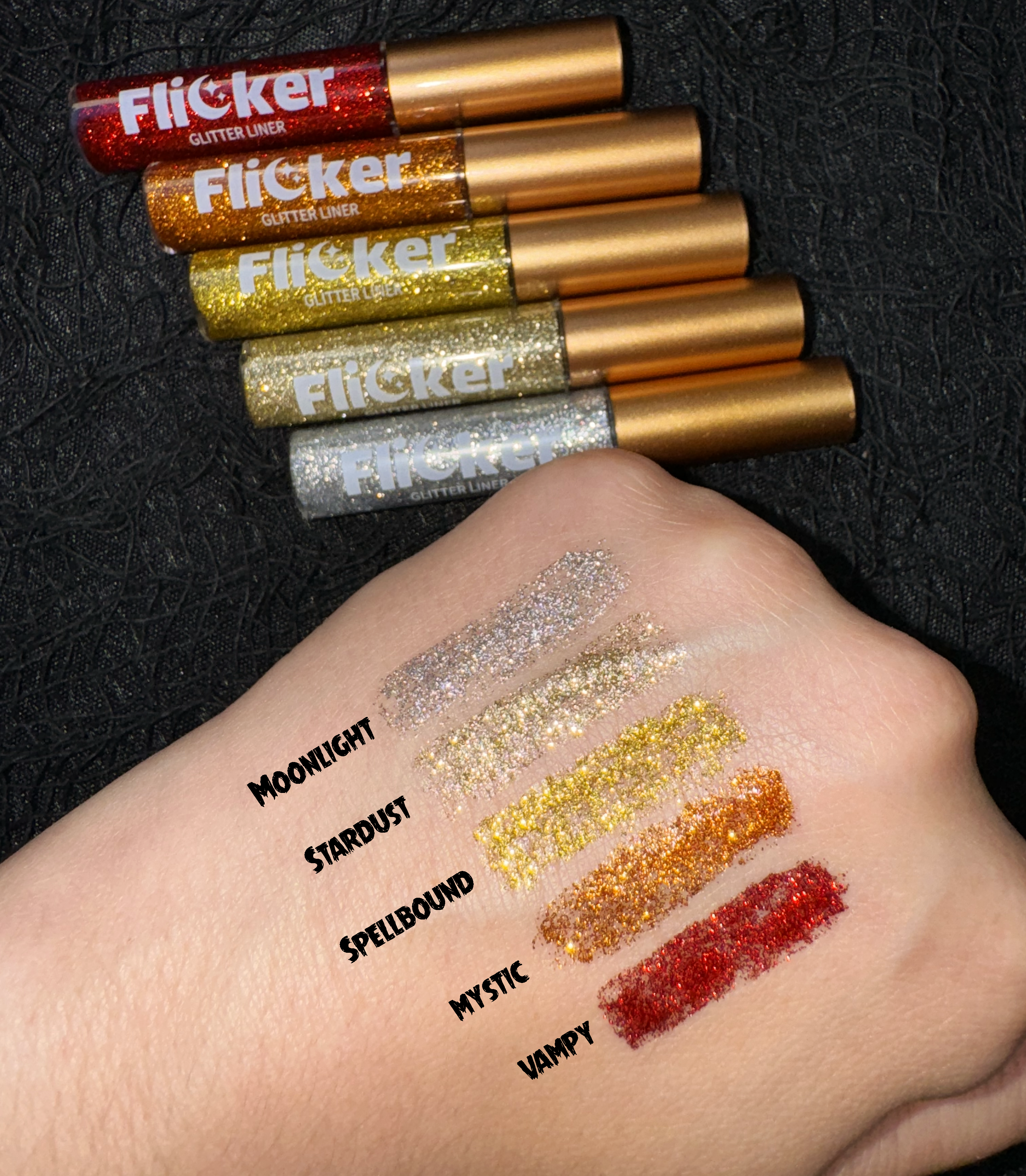 Vampy - Flicker Glitter Eyeliner - Blackthorn 31