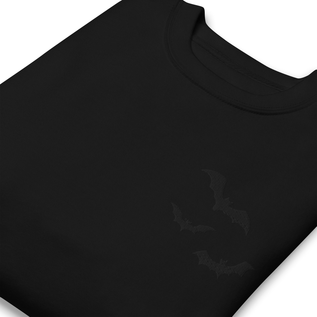 Frickin' Bats Embroidered Sweatshirt - Blackthorn 31