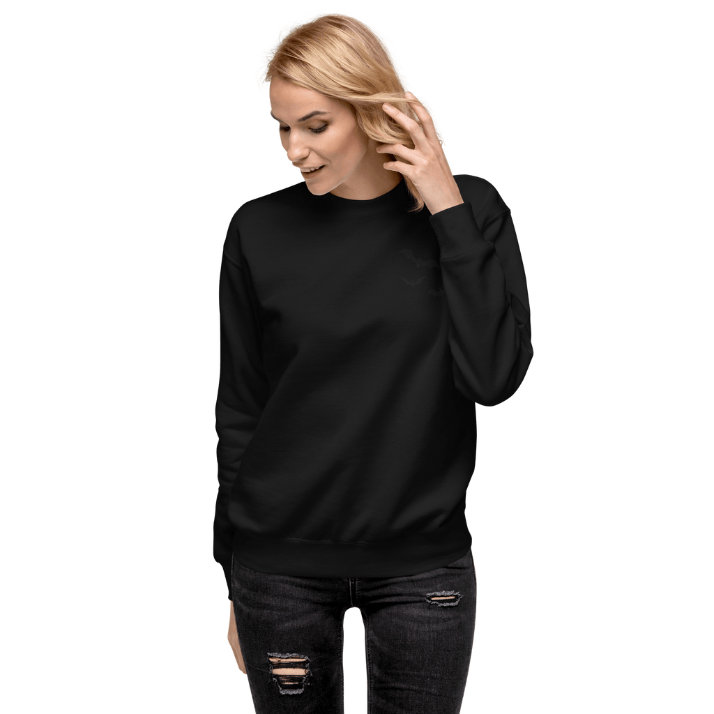 Frickin' Bats Embroidered Sweatshirt - Blackthorn 31