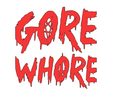 Gore Whore vinyl decal sticker featuring Halloween horror and metaphysical design, perfect for decorating surfaces.