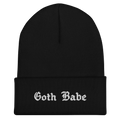 Goth Babe Cuffed Beanie - Blackthorn 31