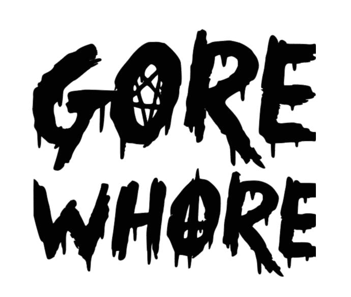 Black vinyl decal sticker featuring Halloween horror and metaphysical design by witchcraftedinmi, suitable for decorating surfaces.