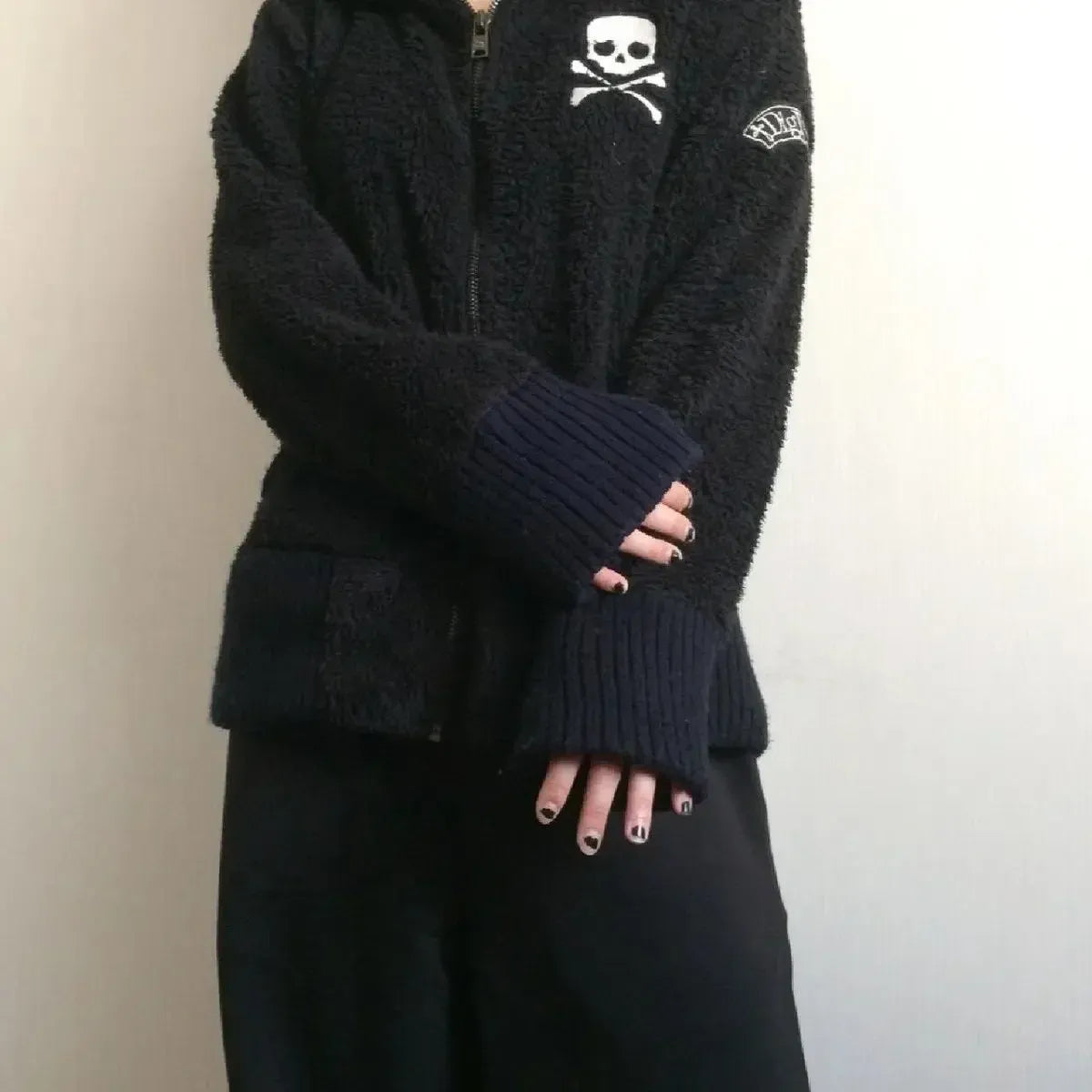 Harajuku Grunge Skull Zip Hoodie - Blackthorn 31