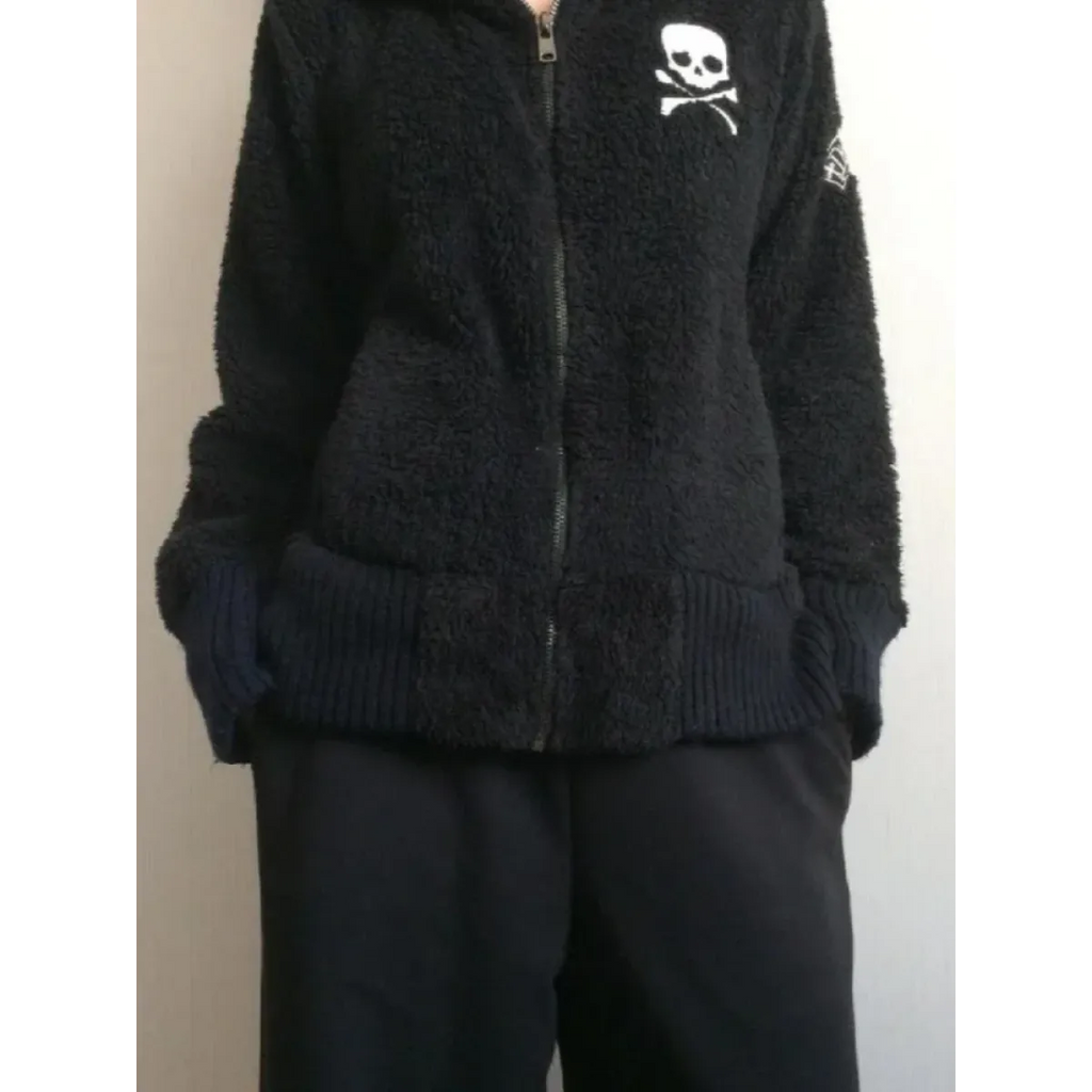 Harajuku Grunge Skull Zip Hoodie - Blackthorn 31