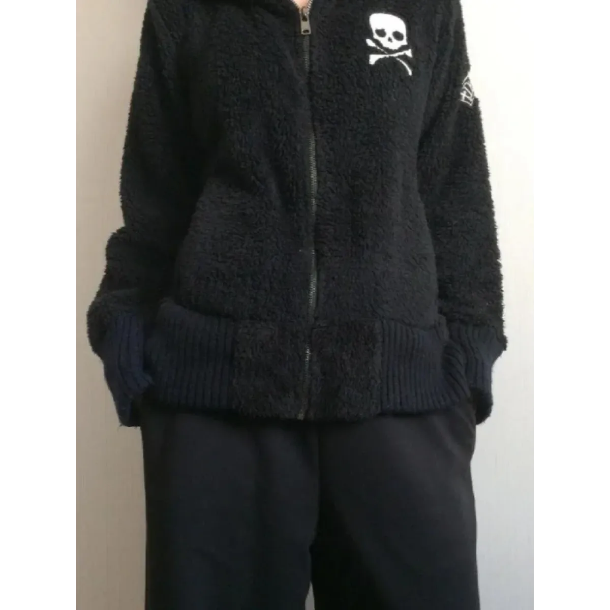 Harajuku Grunge Skull Zip Hoodie - Blackthorn 31