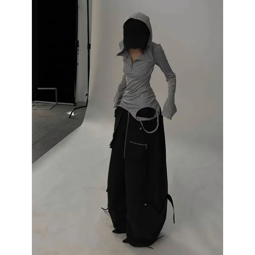 Harajuku Punk Style Hooded Shirt - Blackthorn 31