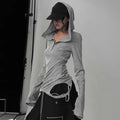 Harajuku Punk Style Hooded Shirt - Blackthorn 31