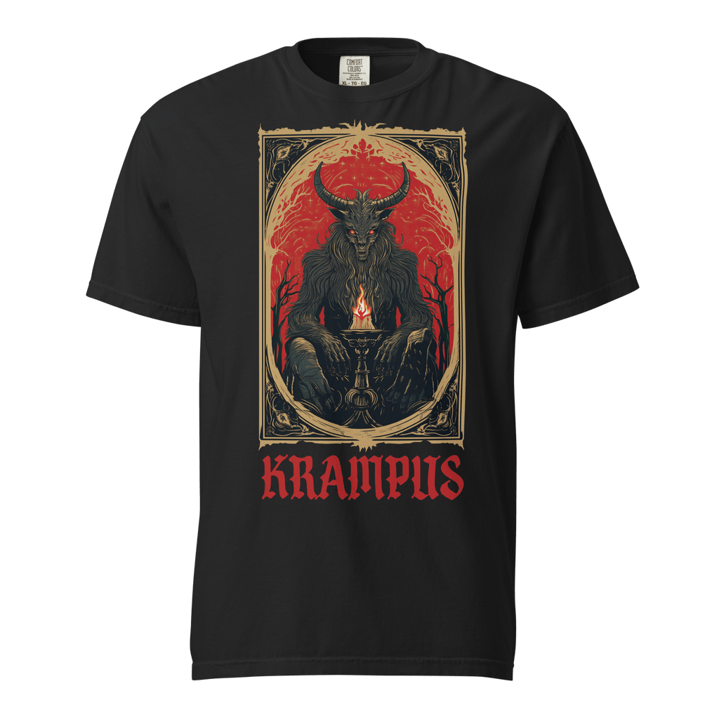 Krampus Tarot Unisex Comfy Tee - Blackthorn 31