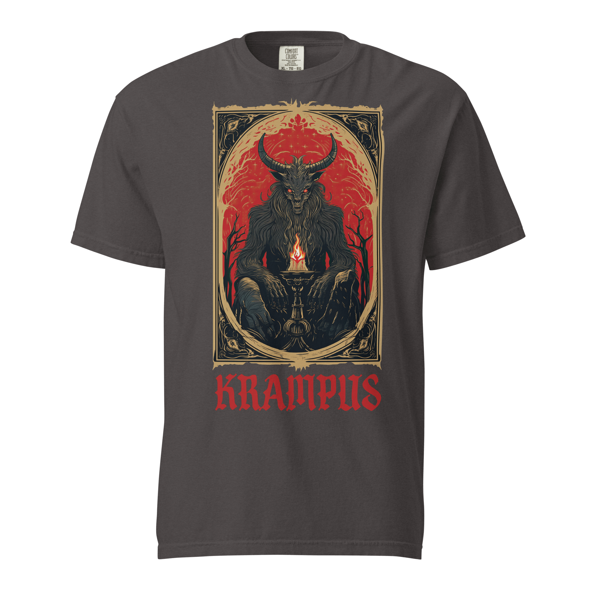 Krampus Tarot Unisex Comfy Tee