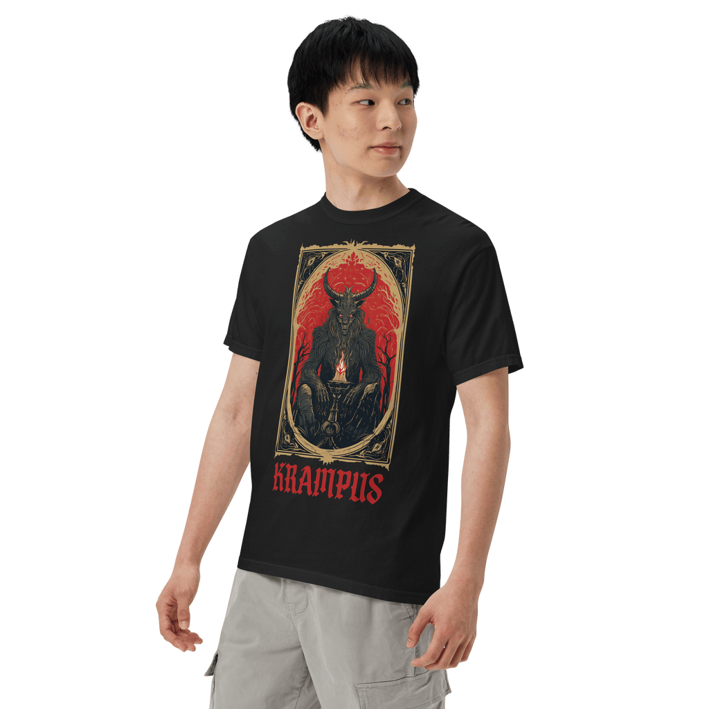 Krampus Tarot Unisex Comfy Tee - Blackthorn 31