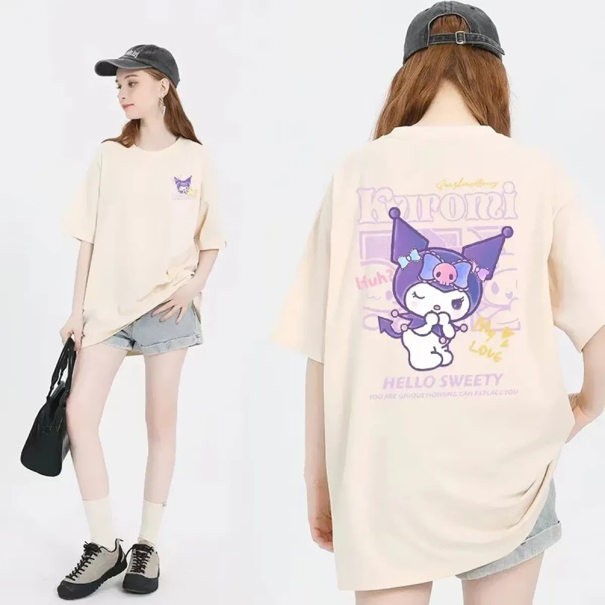 Harajuku Kuromi Graphic T-Shirt