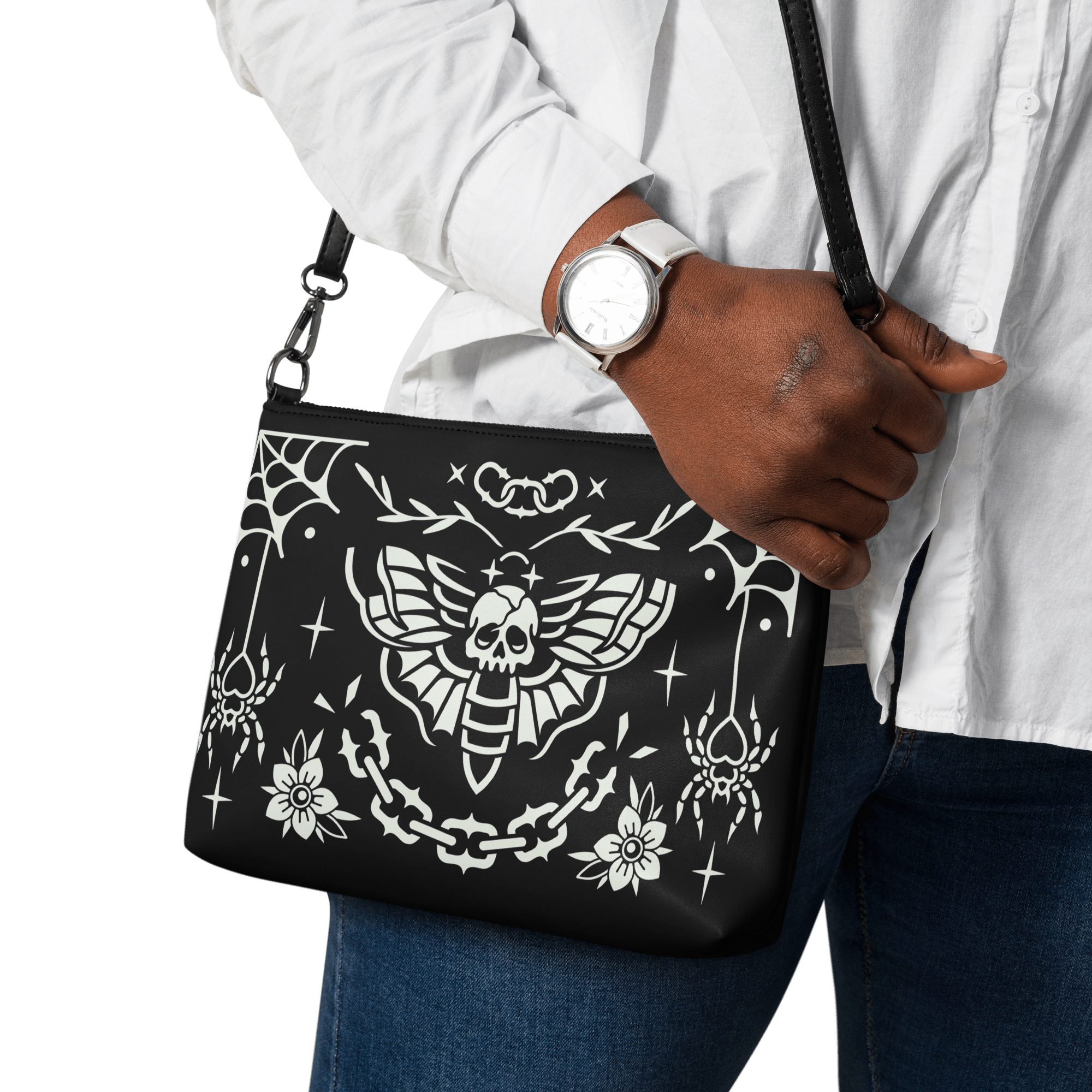 Old School Ink Crossbody Bag