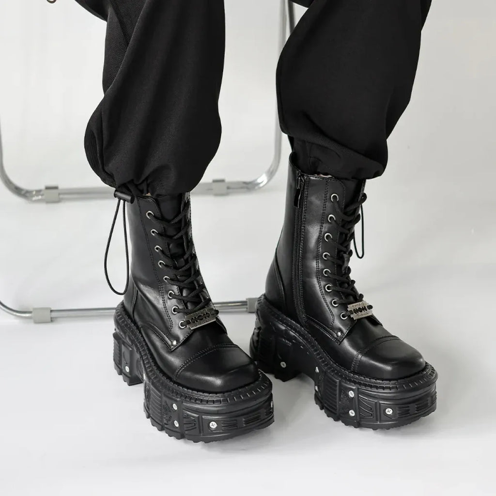Women's Punk Platform Ankle Boots - Blackthorn 31