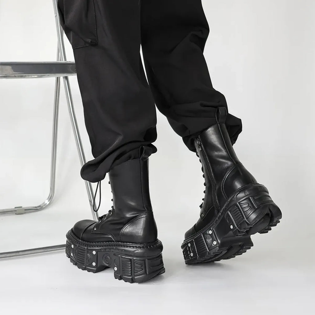 Women's Punk Platform Ankle Boots - Blackthorn 31