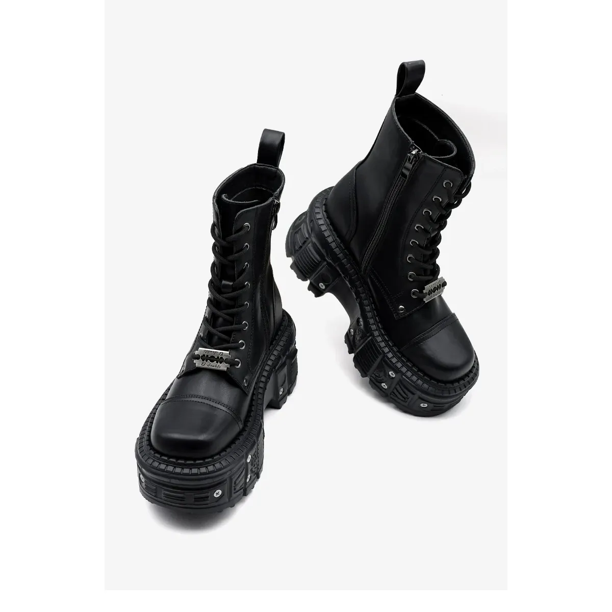 Women's Punk Platform Ankle Boots - Blackthorn 31