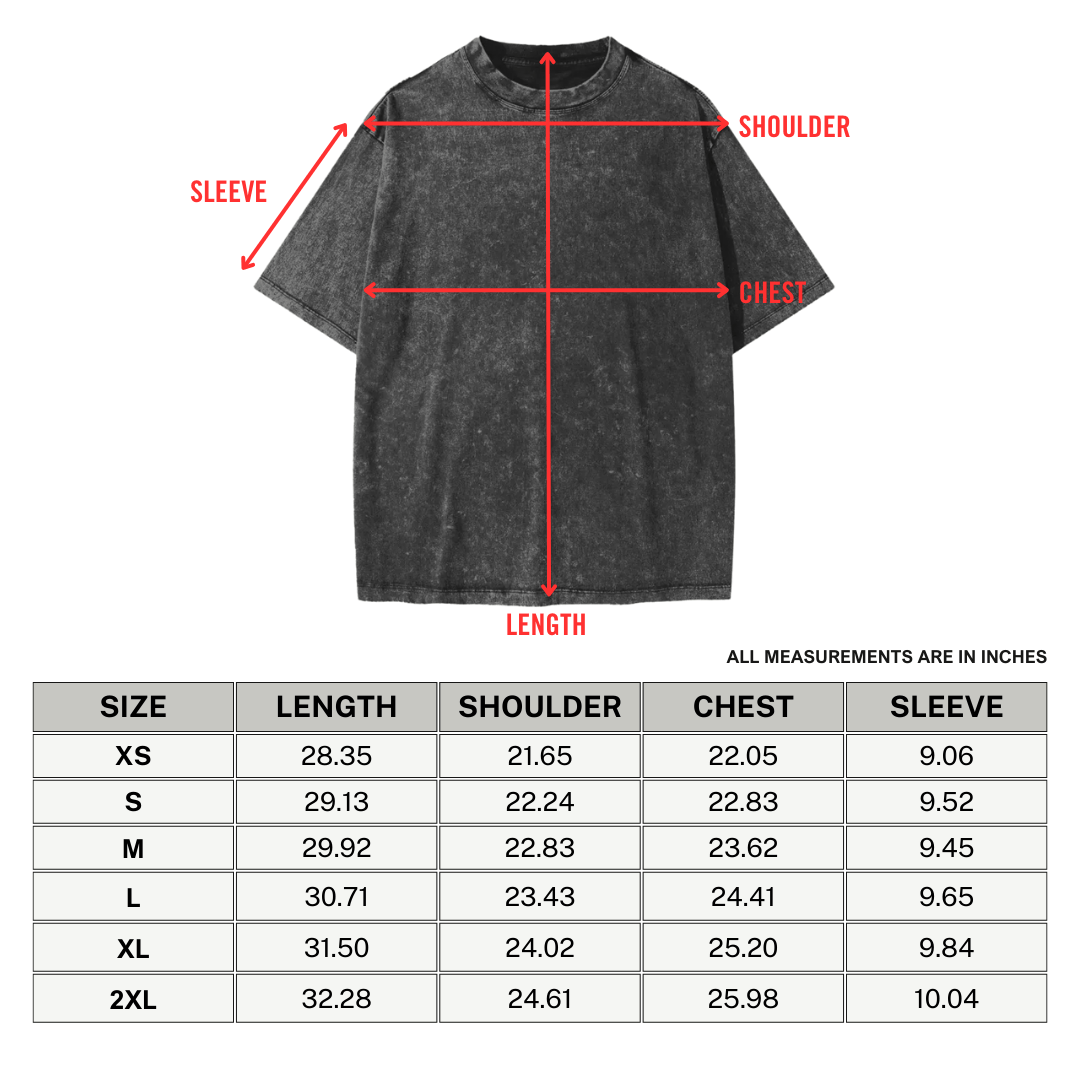 Spooky Island Amusement Park Snow Washed T-Shirt