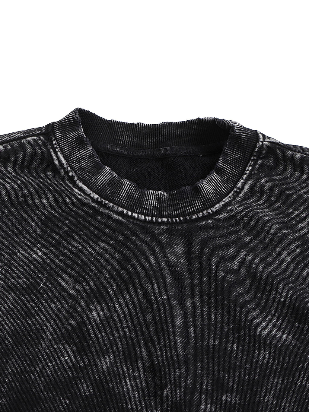 Goth Cloth Co. Spooky Island Amusement Park sweatshirt with eerie spooky-themed design, black fabric, and casual fit.