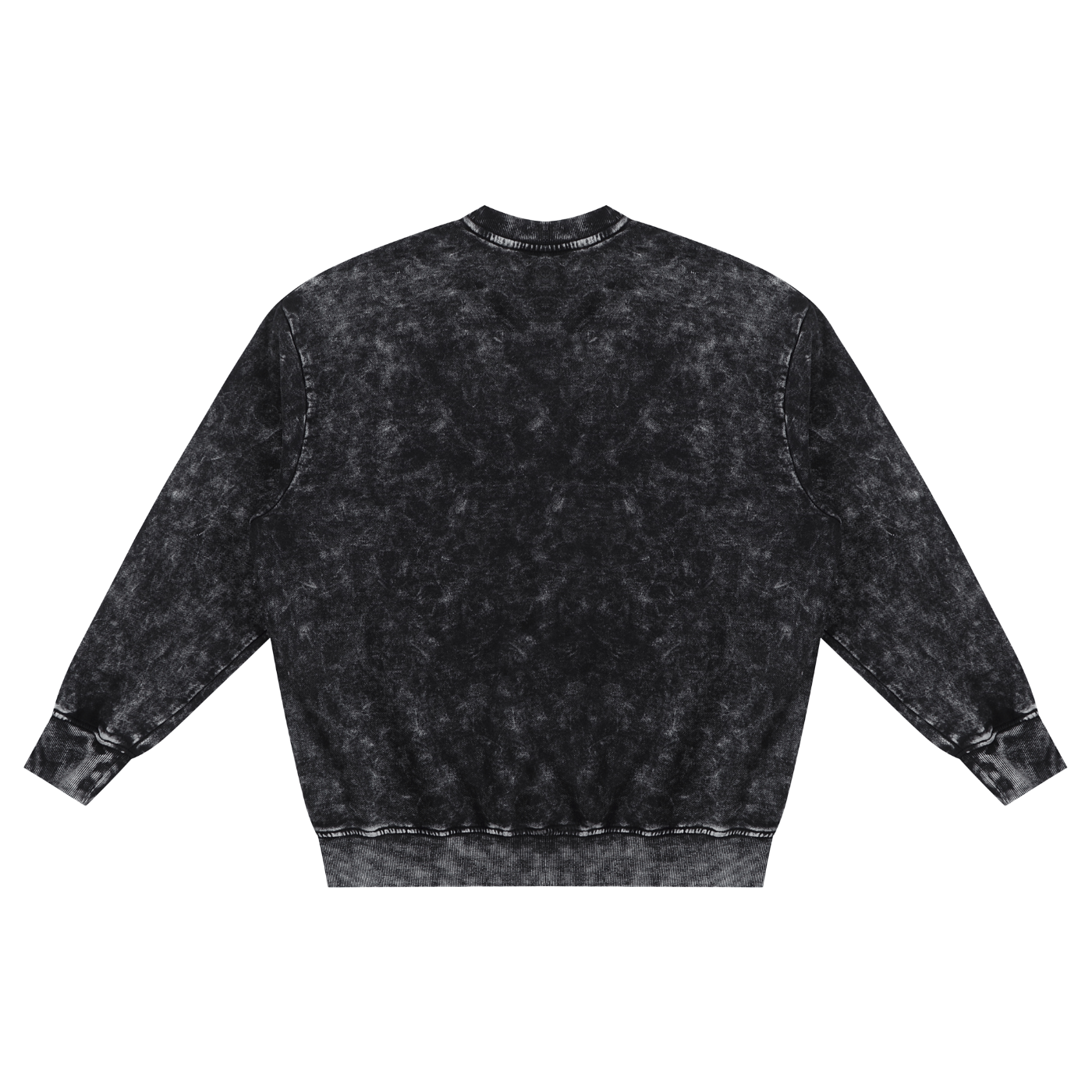 Black Spooky Island Amusement Park sweatshirt by Goth Cloth Co. featuring spooky ride and haunted theme on soft fabric.