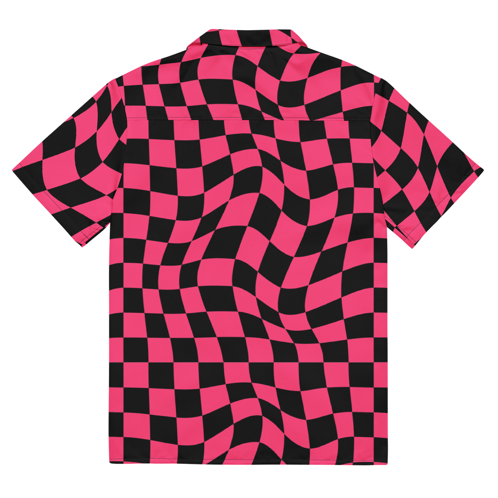 Twisted Tiles Checkerboard Button Up Shirt - Blackthorn 31