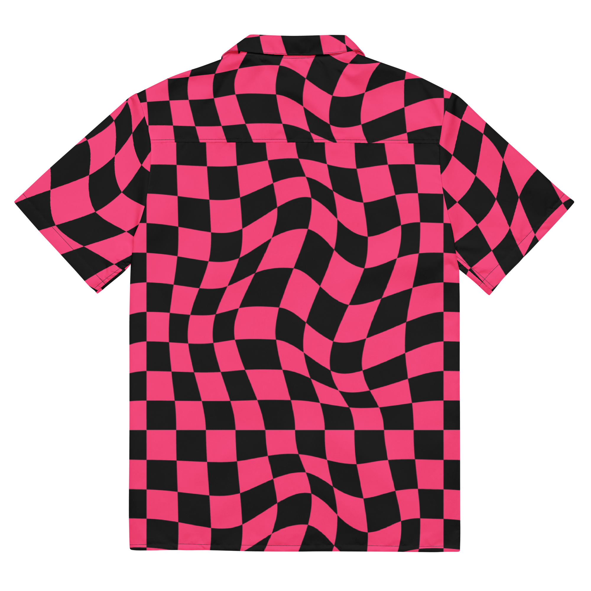 Twisted Tiles Checkerboard Button Up Shirt - Blackthorn 31