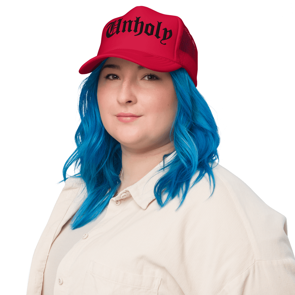 Unholy Embroidered Foam Trucker Hat - Blackthorn 31
