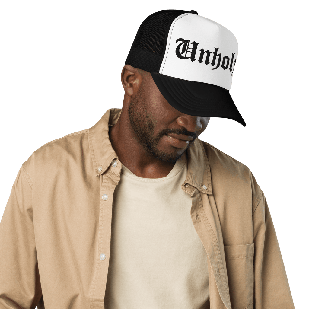 Unholy Embroidered Foam Trucker Hat - Blackthorn 31