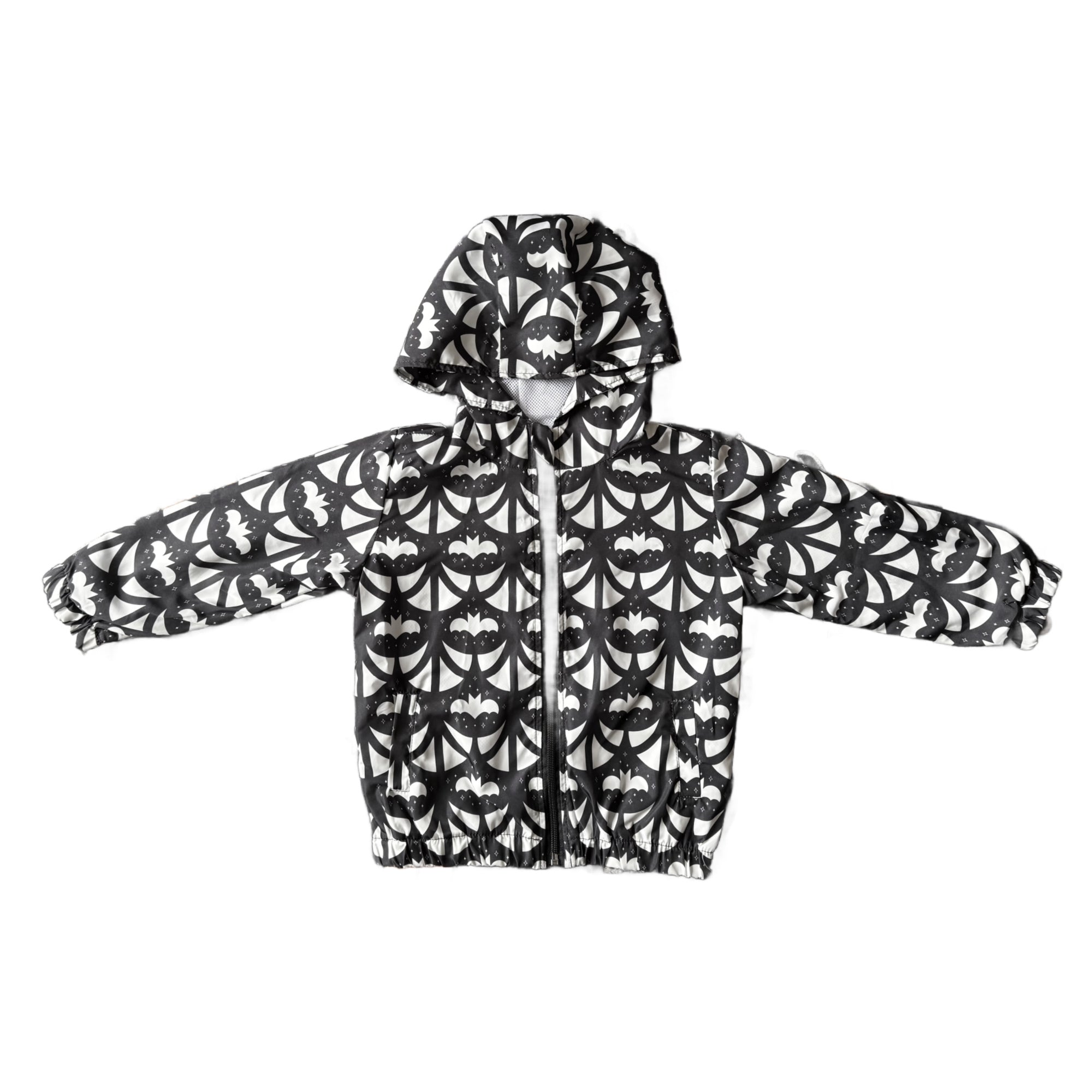 Geo Bats Windbreaker Jacket (Babies/Toddlers/Kids) - Blackthorn 31