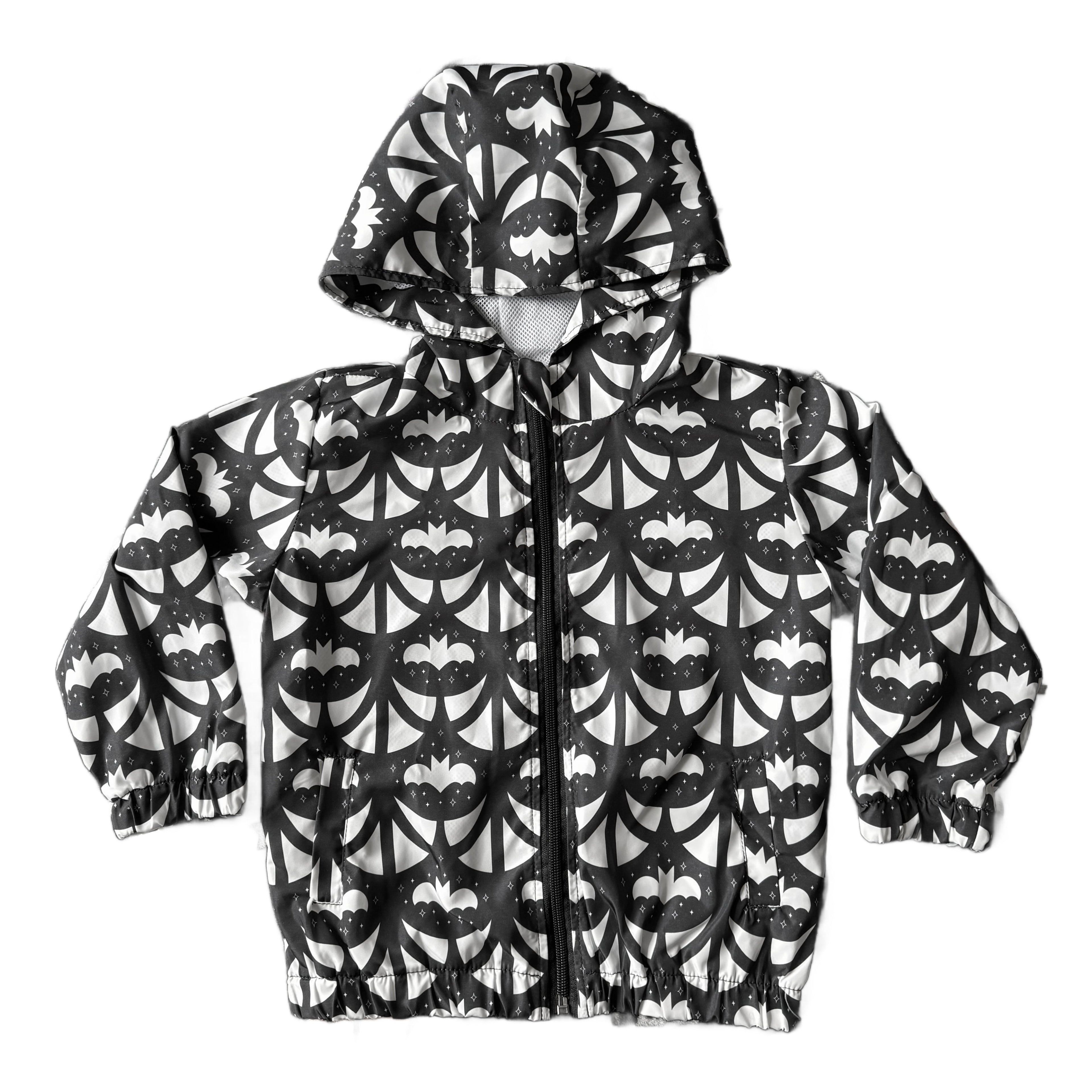 Geo Bats Windbreaker Jacket (Babies/Toddlers/Kids) - Blackthorn 31